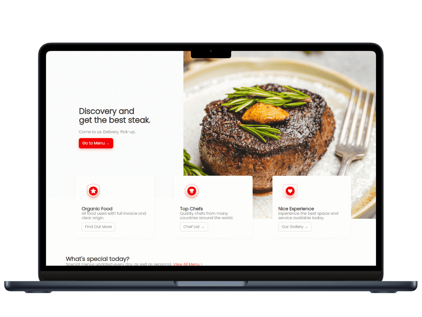SteakHouse Project Screenshot